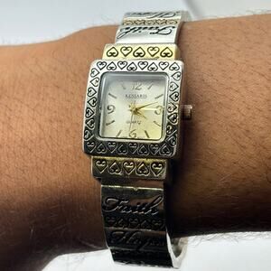 Silver & Gold Kessaris Heart Watch